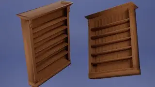 3D Modeling a Bookcase in Blender