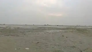 Playing at River Bank of Ganga