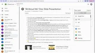 Submitting a Canva presentation in Google Classroom