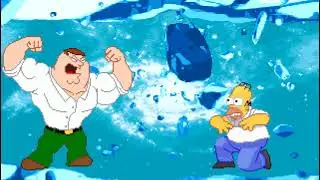 MUGEN Fight | Homer Simpson (Me) VS Cheap Peter Type