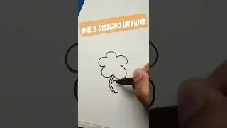 dal 3  disegno un fiore