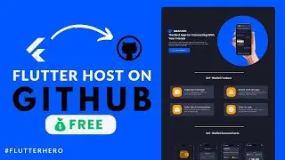 Flutter web app host on Github 