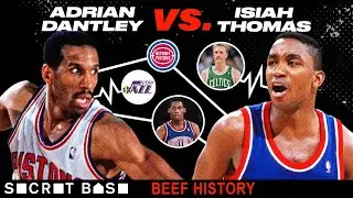 Isiah Thomas and Adrian Dantley beefed so hard one guy got rings and the other 