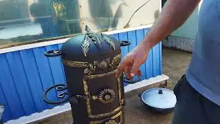 печь из газового баллона