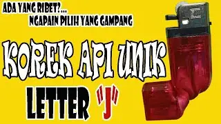 korek plintir letter j || ide kreatif