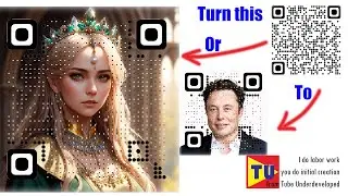 Merge photo into QR code: You just need to dig deep, goto next level incredible