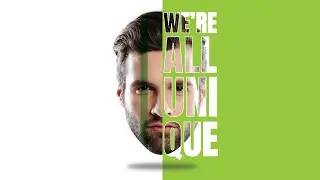How to Create typography portrait Design Idea | Text Portrait Design in Photoshop