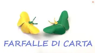 Come fare le farfalle di carta origami facile Arte mia fai da te dyi