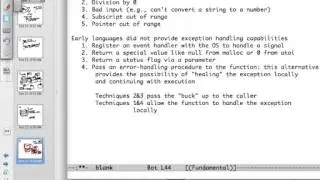 C Exception Handling