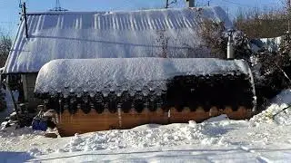 hot tub in winter, after 4 years of use. Review and review of the owner.