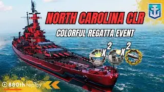 World of Warships NORTH CAROLINA CLR : A Force to be Reckoned With #wows #worldofwarships #gaming