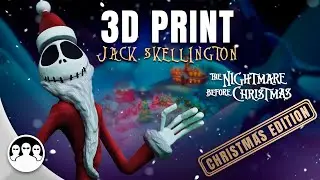 3D Printing: Jack Skellington Merry Christmas