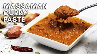🇹🇭 Massaman Curry Paste | Massaman Curry Paste Recipe | Thai Massaman Curry Paste