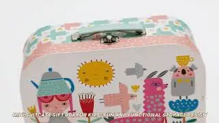 Mini Suitcase Gift Box for Kids | Fun and Functional Storage Design