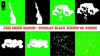 Free Green Screen And Overlay Black Screen 4K 60fps Videos | Scribble Frame