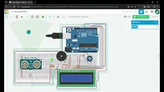 Arduino Parking Sensor System | Tinkercad Simulation