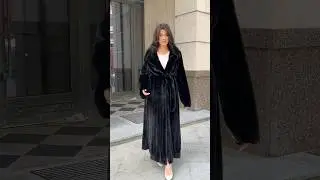 Роскошная норковая шуба BLACKGLAMA от FURMONDE.RU🔥#blackglama #норковаяшуба #style #шуба #блэкглама