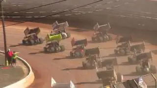 Port Royal Speedway 410 Sprint Car Highlights 9-05-16