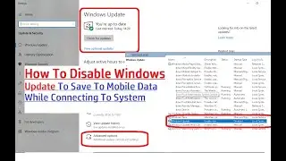 how to disable windows update. (#mobiledatausingonlaptop#howtosavemobiledata)