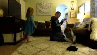 Sister Wrestling - The Twins vs. Daddy