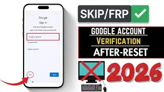 🔐 How To Skip Google Account Verification After Factory Reset 2026- Without PC 🔐