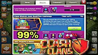 99% Another way to complete| june qualifier challenge | Clashofclans  #coc #clashofclans #cocgaming