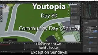 Youtopia Community Project - School modelling #timelapse  #blender  #3danimation #experiment