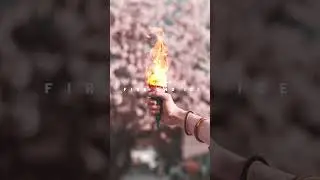 Quick Composing in Photoshop 2023. Set ice on fire. #photoshop2023