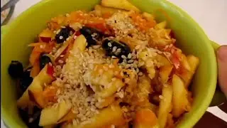 САЛАТ ИЗ СЫРОЙ ТЫКВЫ