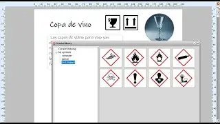 PLABEL VCL 3.0. Demo inserting predefined symbols.  Delphi components.