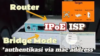 ISP IPoE DHCP | Modem ISP Bridge Mode to Mikrotik Router (Automatically Get IP) | Different from ...