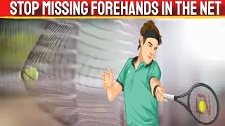 (Tennis Lesson) Stop Missing Forehands in the Net!