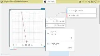 Finding Slope from Graphed Coordinates (Updated)