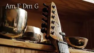 Acoustic Funk Guitar Backing Track A Minor