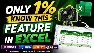 Hidden Camera Feature in Excel! 📸 | computer fundamentals in odia Language || 