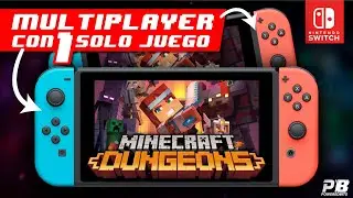 MINECRAFT DUNGEONS ⚔️ MULTIPLAYER | JUEGA EN DOS SWITCH CON UNA SOLA COPIA DEL JUEGO | HD 1080