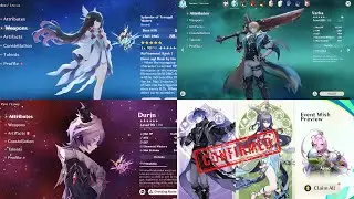 DURIN, VARKA & COLUMBINA UPCOMING CHARACTERS RECENT UPDATES! | GENSHIN IMPACT