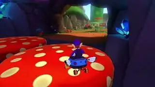 Mushroom Gorge Gap Cut Shroomless! (200cc, 10 Coins)