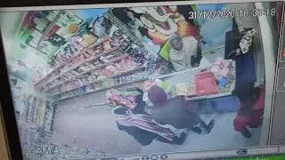Accused caught stealing recording in cctv camera