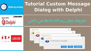 19# Tutorial Custom Message Dialog with Delphi