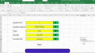 Create Automated Data Entry Software in Excel