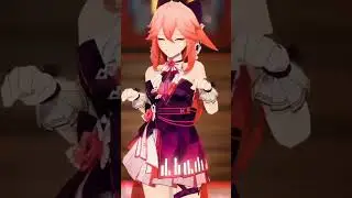 【genshin MMD】Yae miko sad cat dance #8 ||Genshin impact #mmd #dance #yaemiko #genshinimpact #shorts