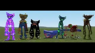 Poppy Playtime NEW Ragdolls Falls Spartan Kicking in Garry's Mod! #gmod #gaming #gameplay