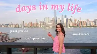 NYC VLOG 🌇 covergirl event, met museum, book club, content creation + more