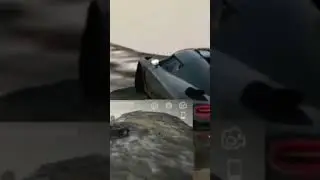 упал с горы, бедная koenigsegg 😨😵😱😱😫