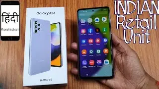 Samsung Galaxy A52 Unboxing, Water proof (IP67), Snapdragon 720G, 64MP Quad Camera