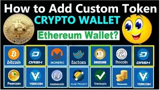 How To Add Custom Tokens in Ethereum Wallet | Add Contract Tokens