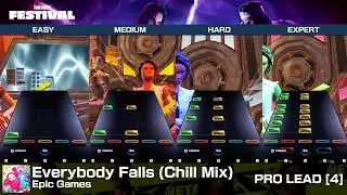 [FNFestival] Everybody Falls (Chill Mix) - Pro Lead (Chart Preview, All Difficulties)