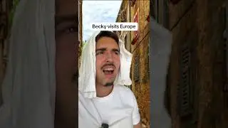Becky visits Europe #balkan #funny