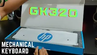HP GK320 Mechanical keyboard Unboxing